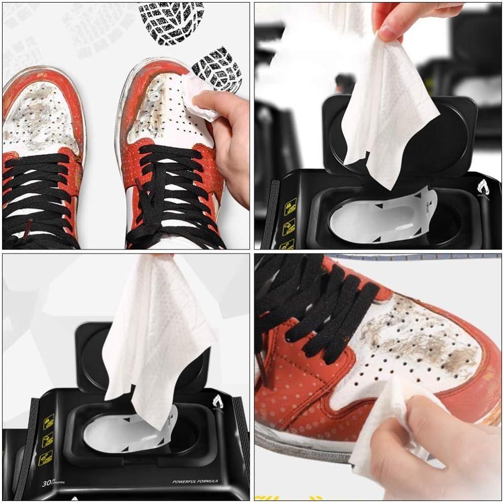 Premium Sneaker & Shoe Cleaner Wipes(1 Packs of 80)