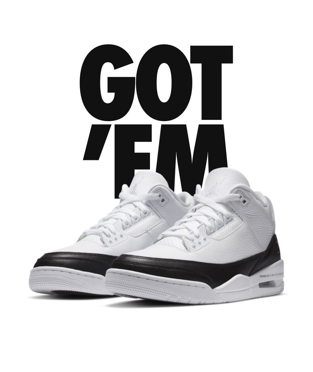 Jordan Retro 3 Fragment (Mirror Image of  OG)